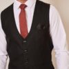 Marc Darcy Danny Black Single Breasted Waistcoat