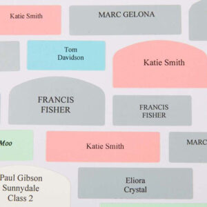 Peel and Stick Name labels (56)