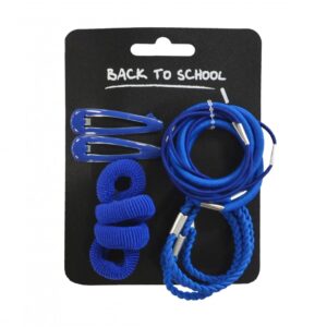 Royal bobble and clip set