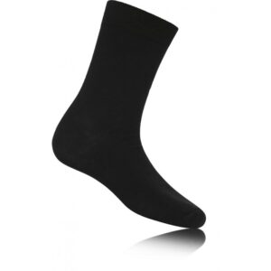 Black cotton ankle socks