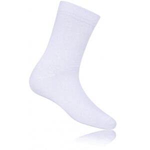 White cotton ankle socks